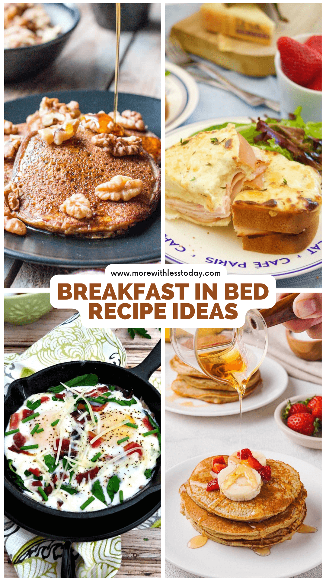 Breakfast in Bed Recipe Ideas - PIN