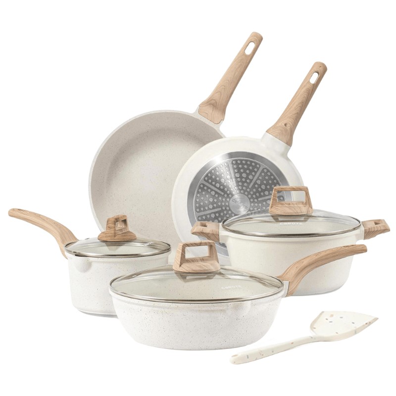 Carote - 9-Piece Nonstick Pots and Pans Set