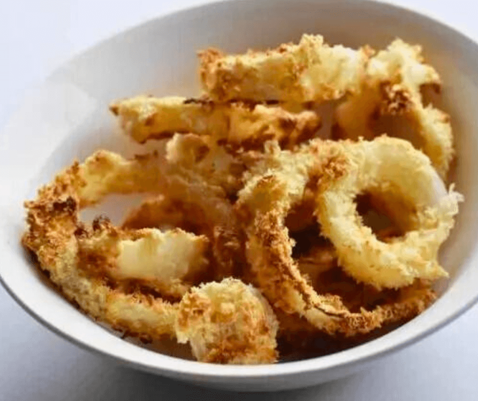 Crispy Homemade Air Fryer Onion Rings