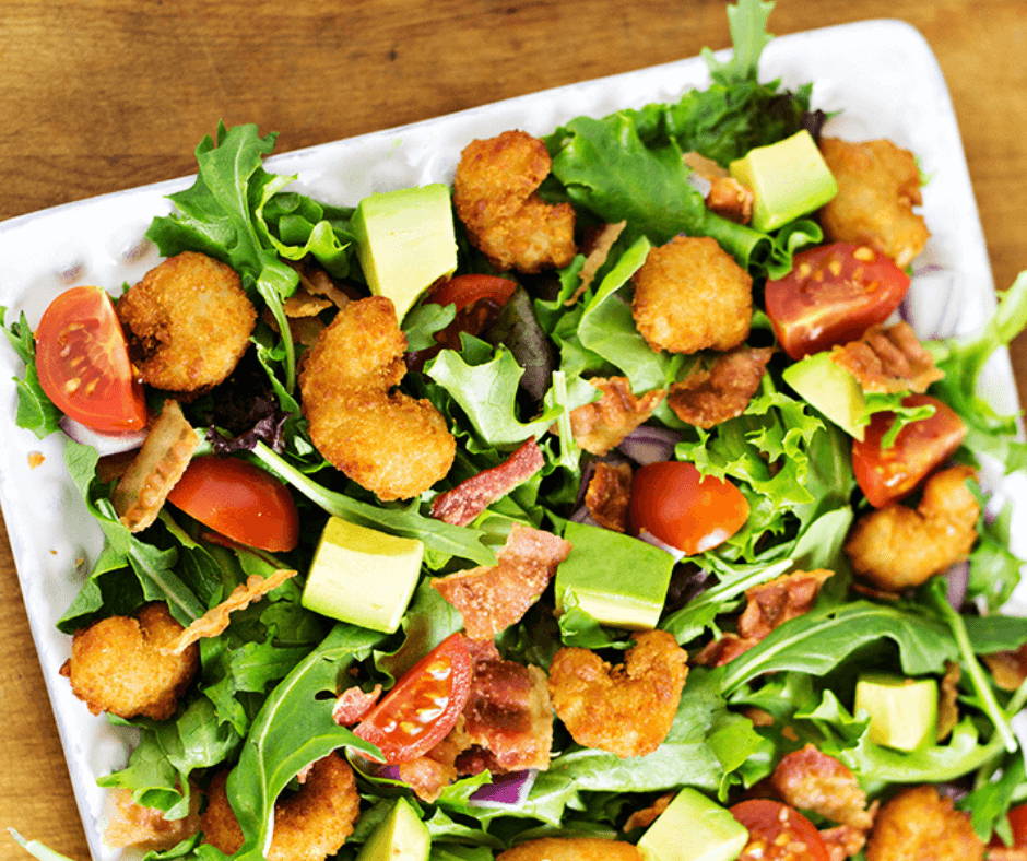 Popcorn Shrimp Salad - Easy Shrimp Recipes