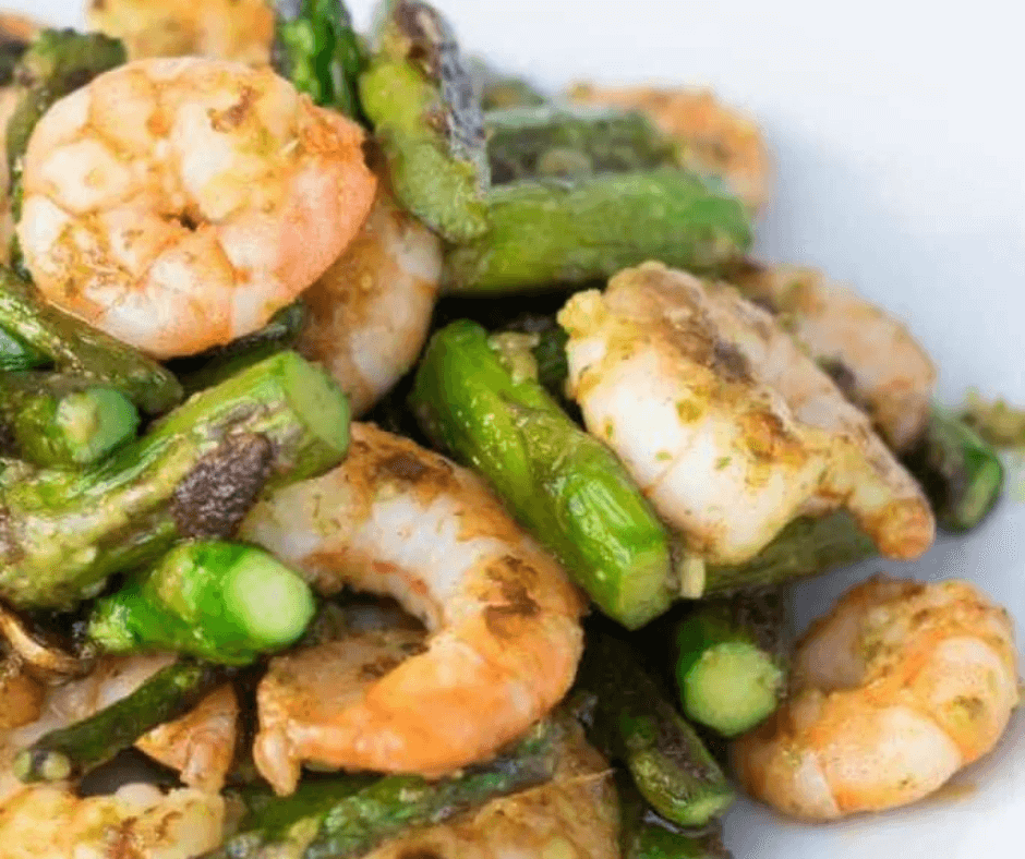 Shrimp and Asparagus Stir Fry