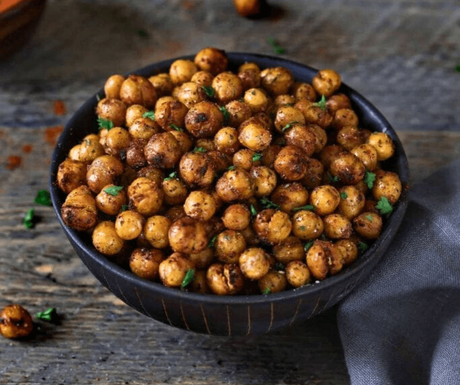 Smoky Air Fryer Chickpeas - Air Fryer Snack Recipes