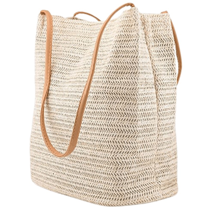 Straw Beach Tote Bag - Oct17