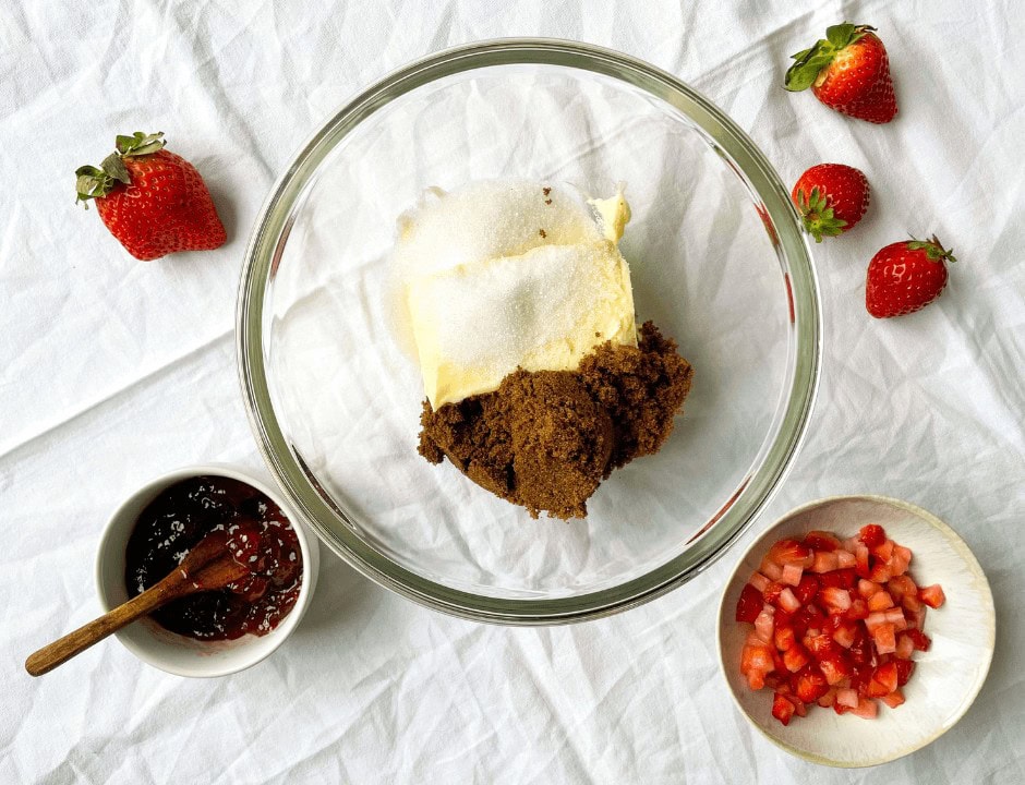 Strawberry Cheesecake Cookies ingredients