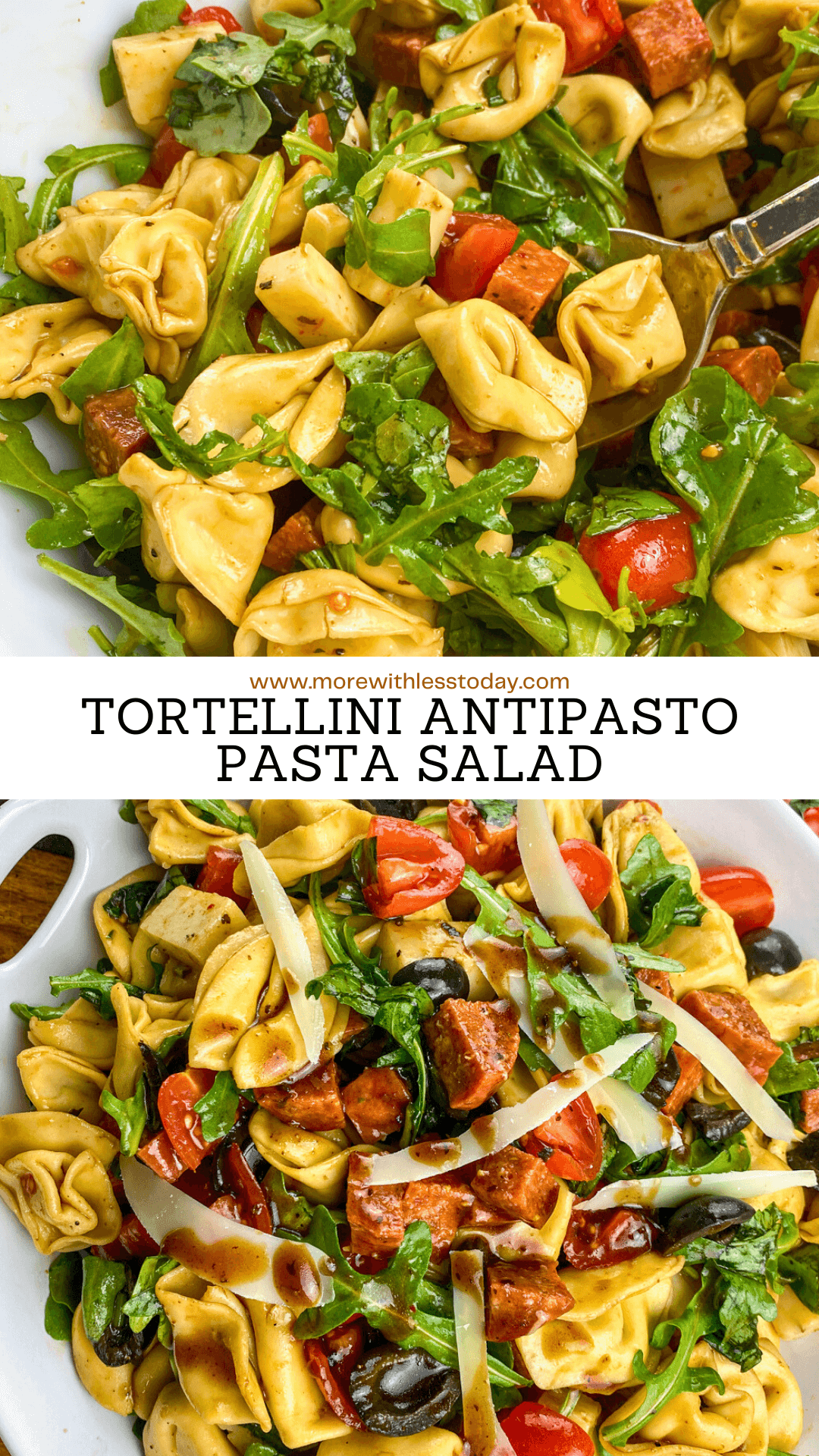 Tortellini Antipasto Pasta Salad - PIN