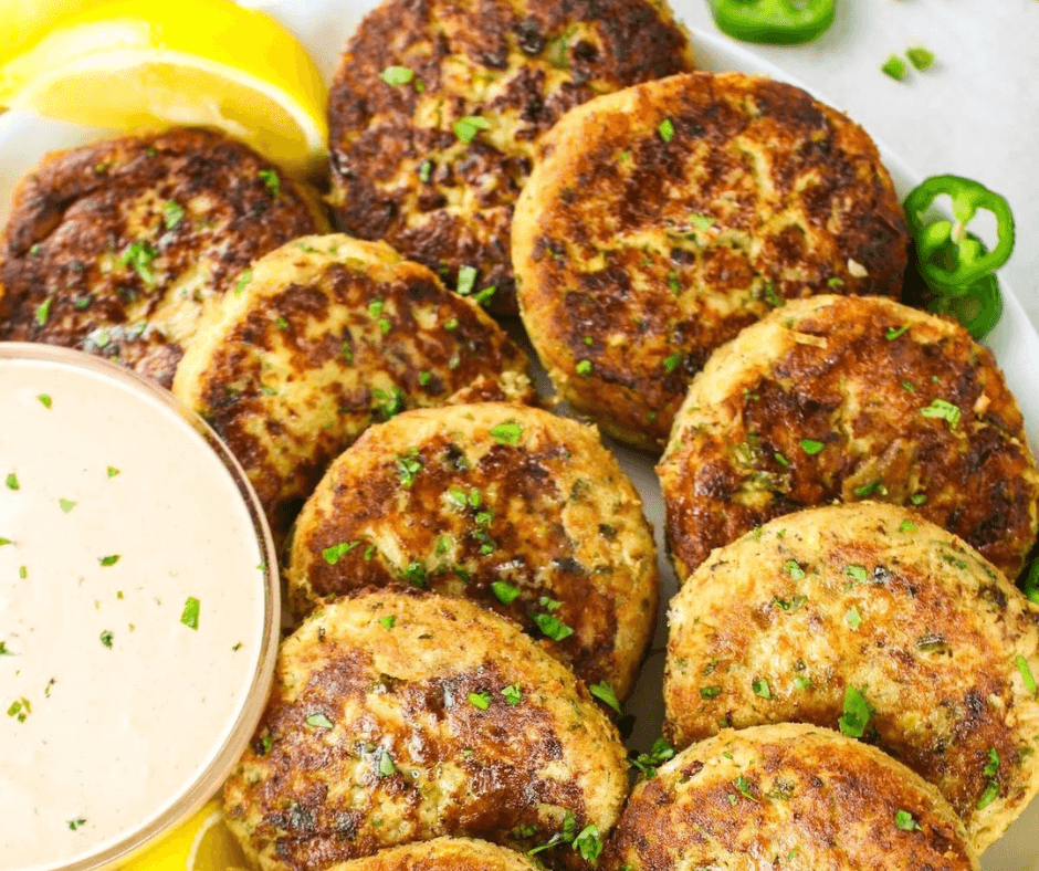 Tuna Cakes With Jalapeño And Cilantro