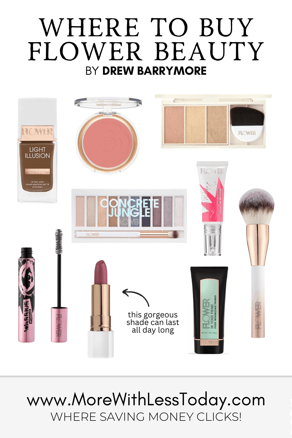 Where to Buy FLOWER Beauty Products from Drew Barrymore