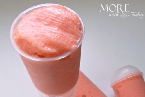 Homemade Tropical Fruit Push Pops