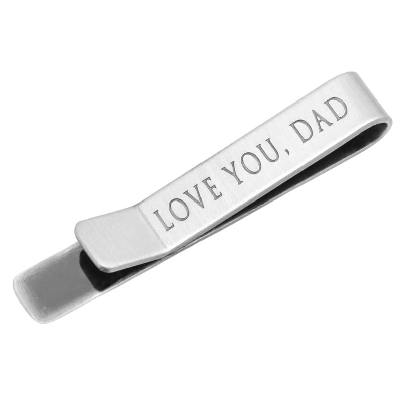 I Love You Dad Tie Bar - Father's Day gift ideas