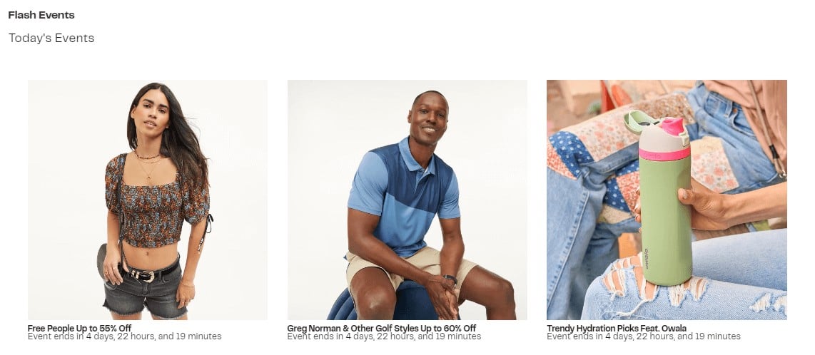 Nordstrom Rack Flash Events