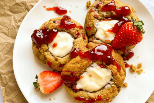Strawberry Cheesecake Cookies