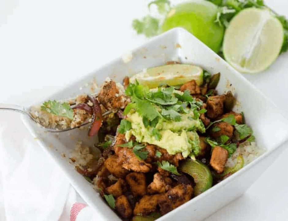 Copycat Chipotle Chicken Burrito Bowl