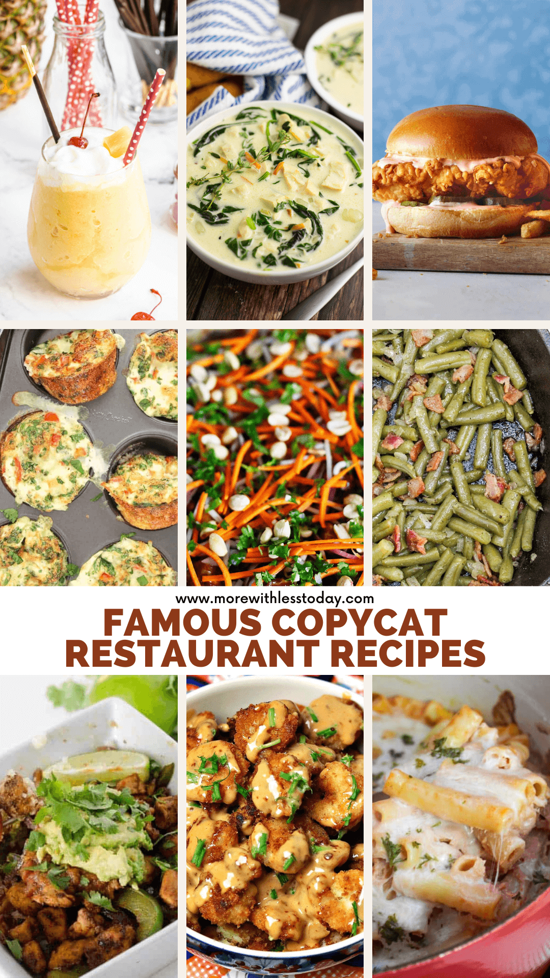 Famous Copycat Restaurant Recipes - PIN