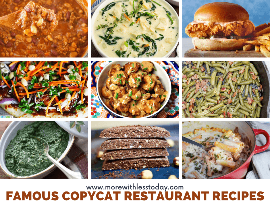 Famous Copycat Restaurant Recipes