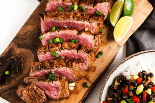 Grilled Lime Flat Iron Steak