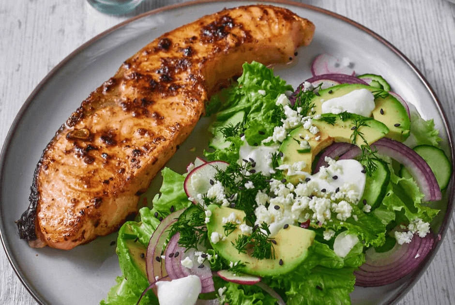 Grilled Salmon Citrus Salad