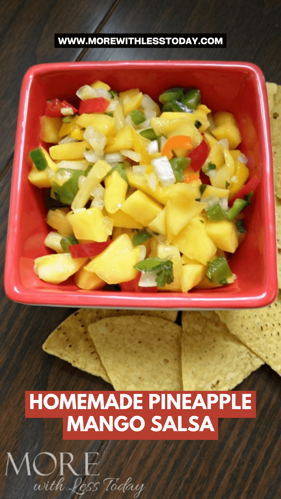 Homemade Pineapple Mango Salsa - PIN