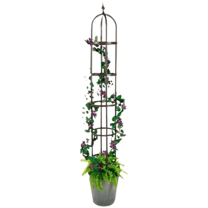 Kendra Steel Obelisk Gardening Trellis