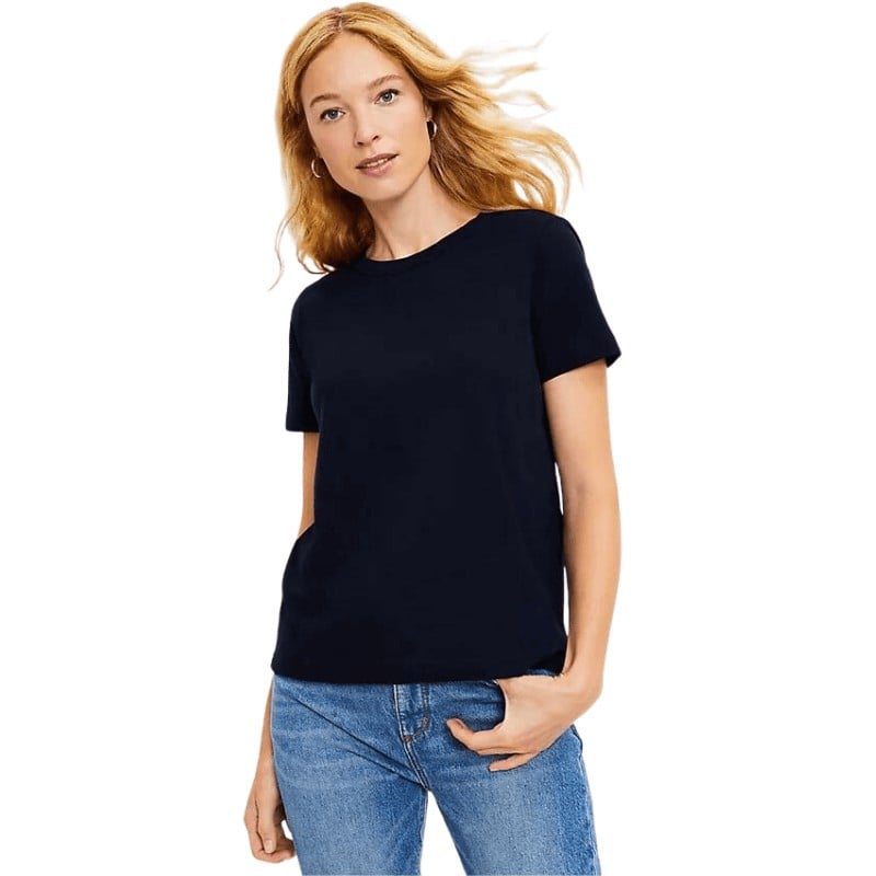 Petite Everyday Crew Tee - LOFT Clearance Outlet