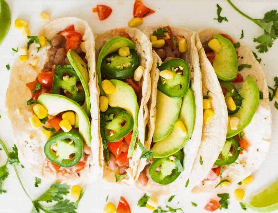 Vegan Pinto Bean Tacos