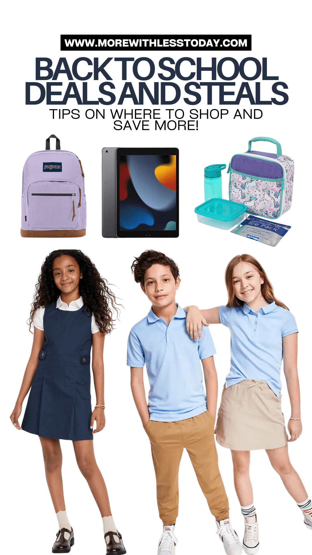 New Back to School Steals and Deals - PIN