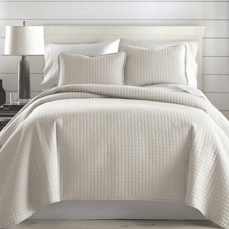 Oversized Solid 3-piece Quilt Set