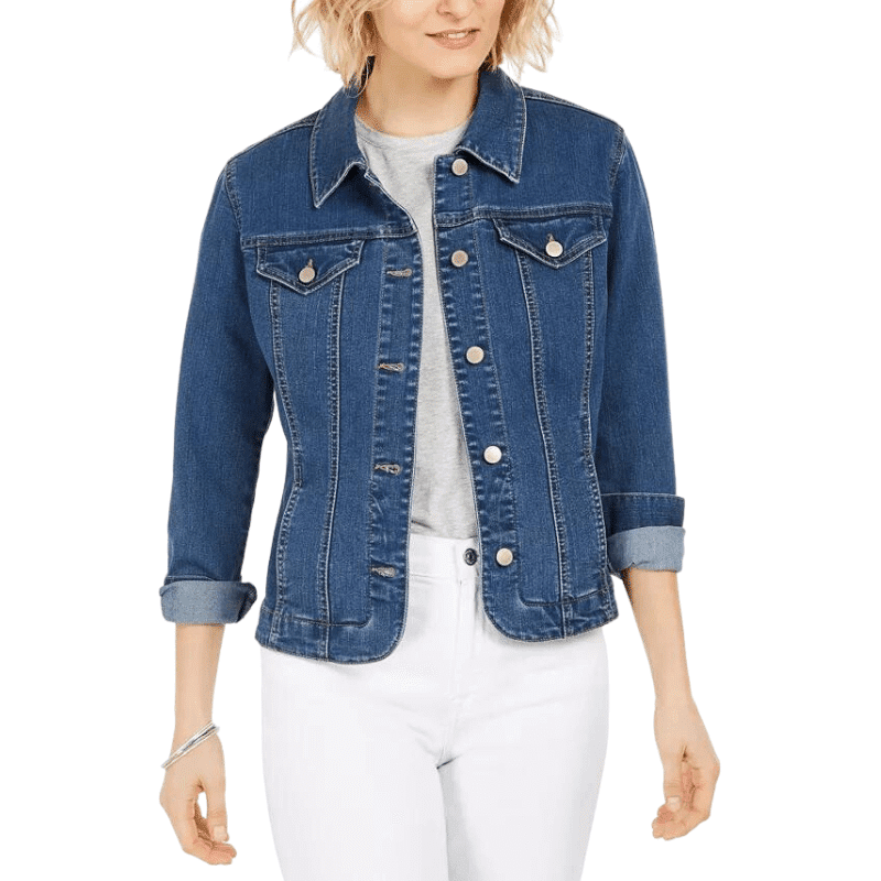 Petite Denim Jacket - Macy's Backstage, Clearance and Closeouts