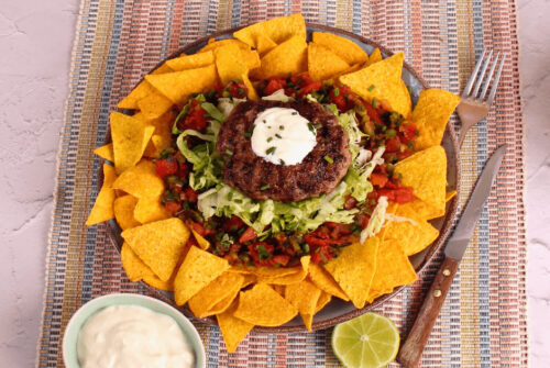 Ranchero Burger Platter