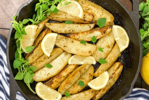 Roasted Greek Style Lemon Potatoes