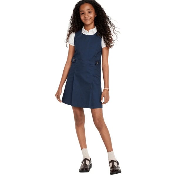 Sleeveless School Uniform Dress