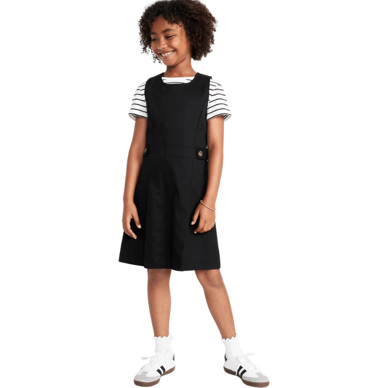 Sleeveless School Uniform Dress