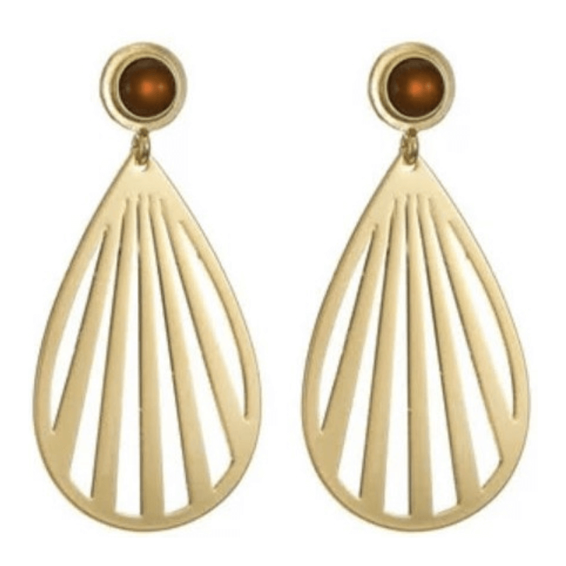 Time and Tru Modern Teardrop Earrings for my outfit 1 Walmart Fall Fashion Finds