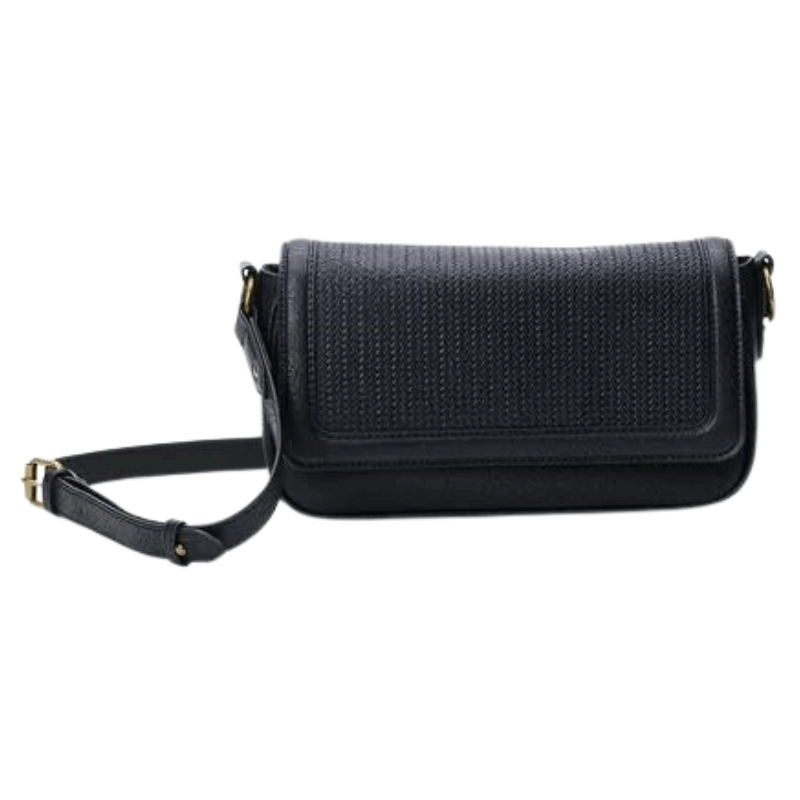 Time and Tru Women's Ludlow Flap Crossbody Bag