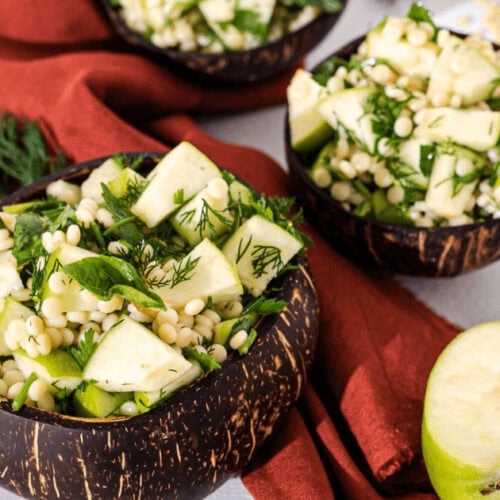 Couscous with Green Apple Salad