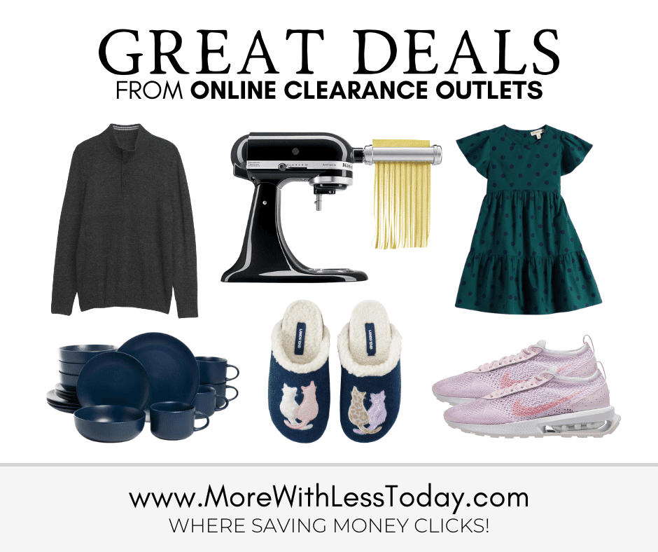 Online clearance bargains