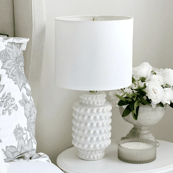 Hob-Nail Ceramic Table Lamp from My Texas House