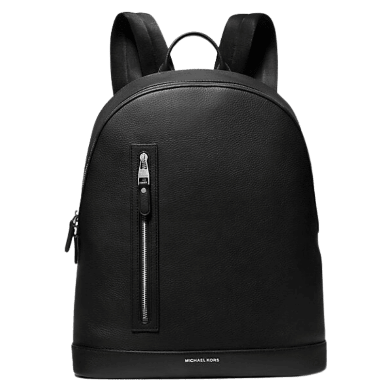 Hudson Slim Pebbled Leather Backpack