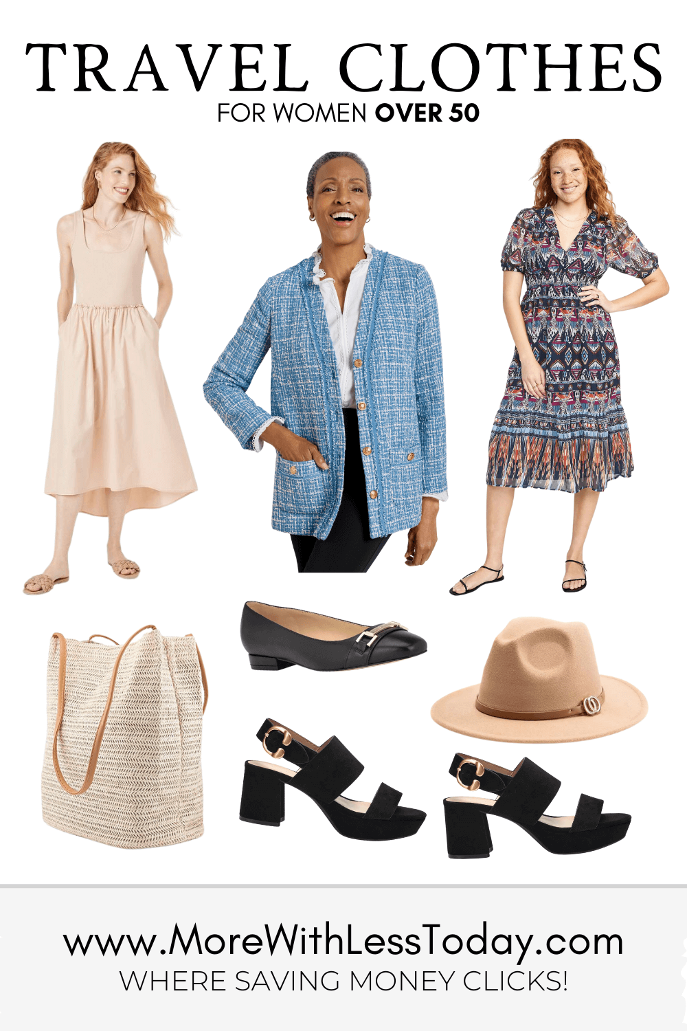 Travel Clothes for Women Over 50 - What to Pack for a One Week Vacation 