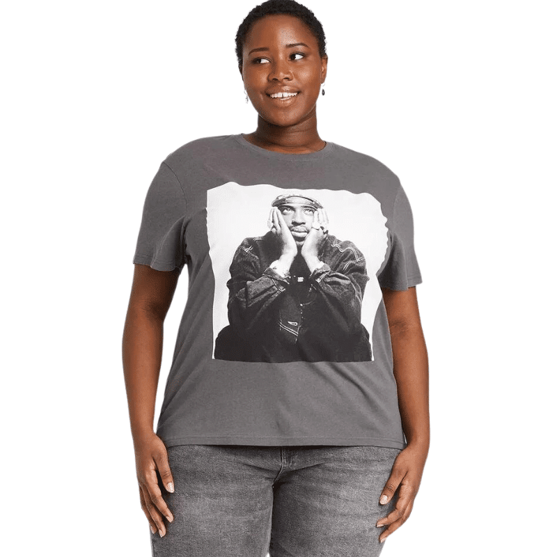 Tupac Short Sleeve Graphic T-Shirt