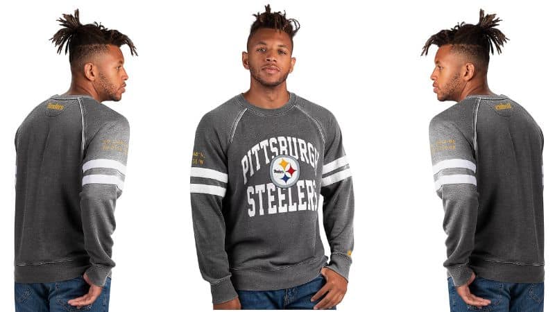 NFL Starter Pullover French Terry Crewneck Sweatshirt QVC Clearance