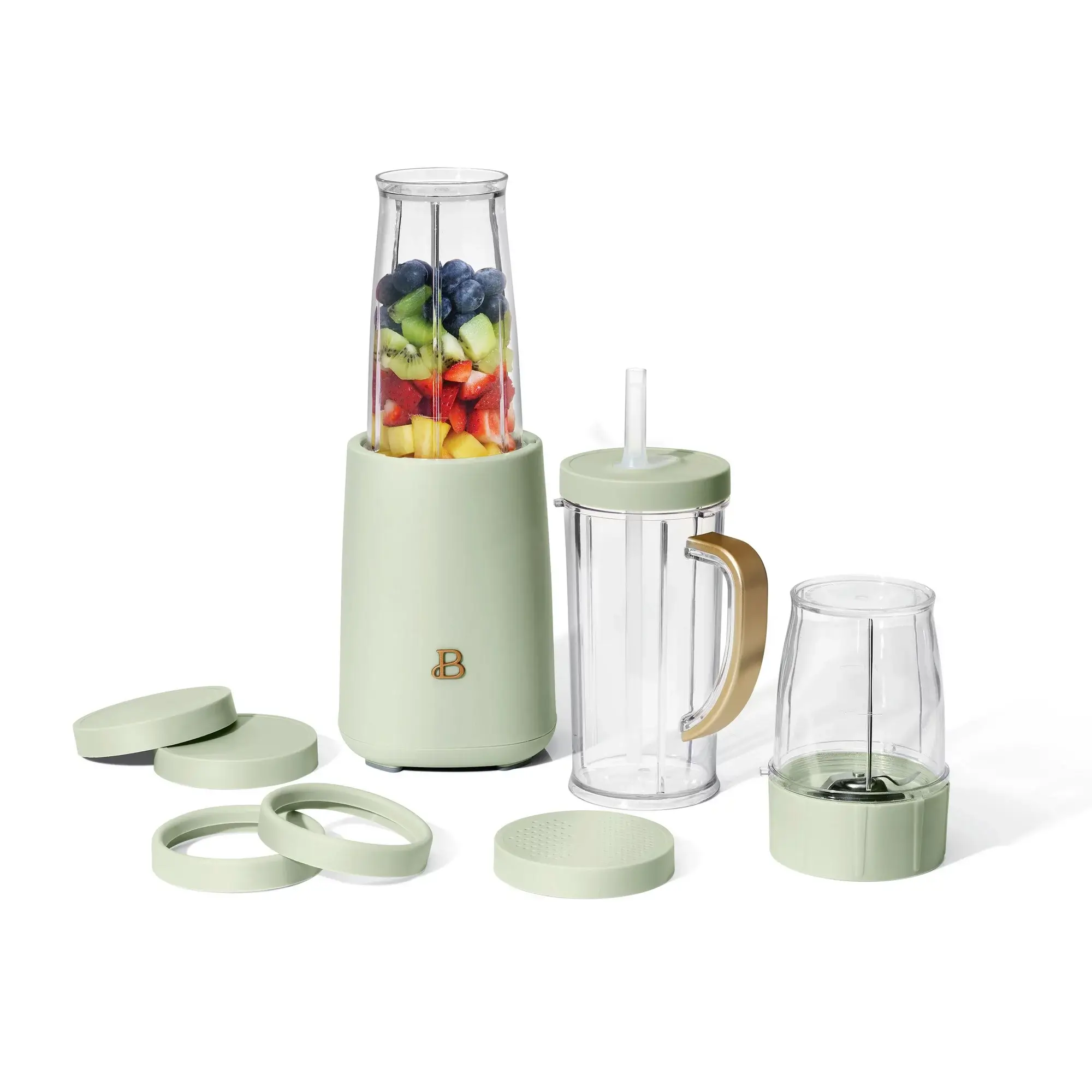 Beautiful Personal Blender Set in Sage Green