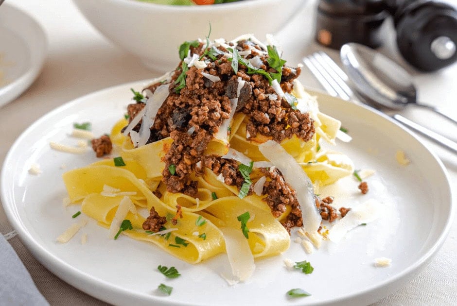 Easy Beef and Mushroom Bolognese