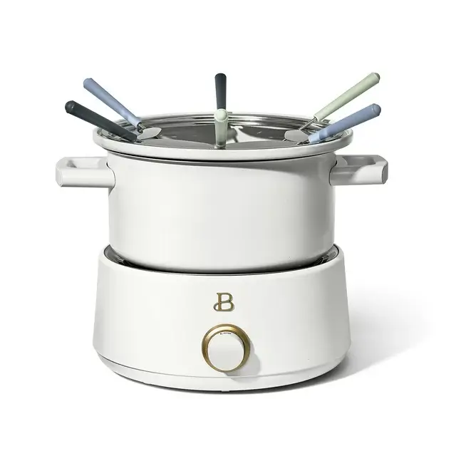 Beautiful 1.0L Electric Gooseneck Kettle, White Icing by Drew Barrymore