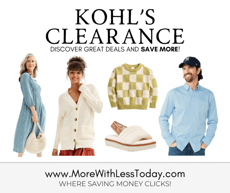 Kohl’s Clearance How to Get the Best Deals at Kohl’s