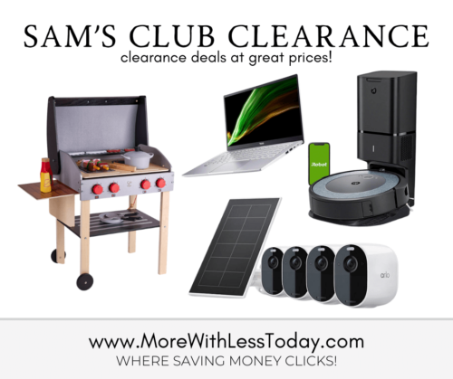 New items from Sam’s Club Clearance