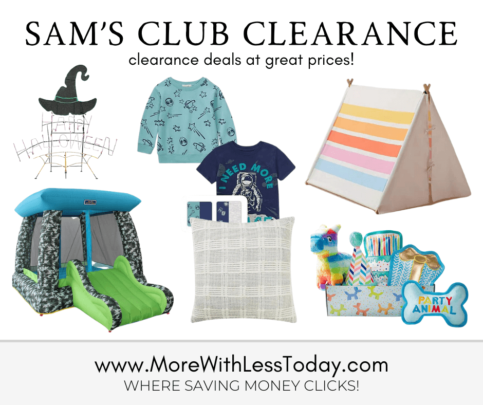 New items from Sam's Club Clearance
