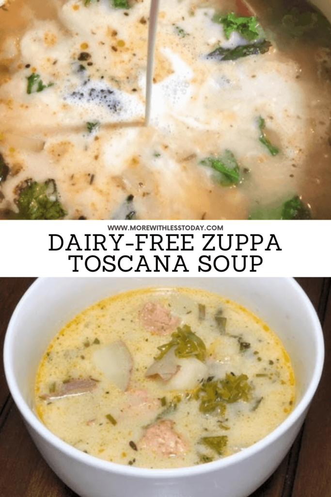 Recipe for Zuppa Toscana: Copycat Olive Garden Soup Dairy Free