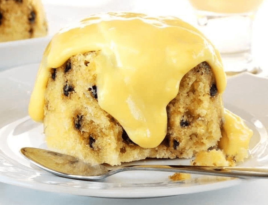 Spotted Dick Sponge Pudding