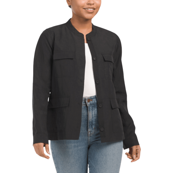 Tencel Cargo Jacket - TJ Maxx Runway