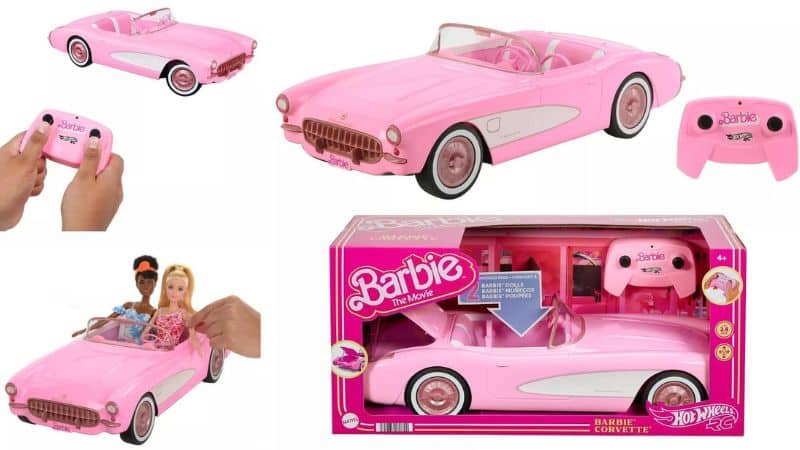Hot Wheels RC Barbie Corvette Remote Control Car from Barbie: The Movie Target deal